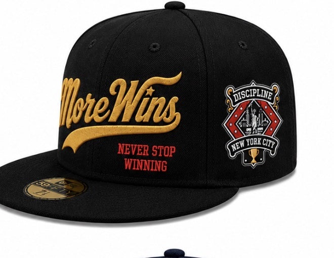 MoreWins hat side patch